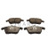 Brake pad set, disc brake QP0783C Quaro