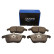 Brake pad set, disc brake QP0783C Quaro, Thumbnail 2