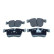 Brake pad set, disc brake QP0784 Quaro