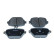 Brake pad set, disc brake QP0800 Quaro