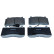 Brake pad set, disc brake QP0818 Quaro
