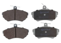 Brake pad set, disc brake QP0821 Quaro