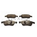 Brake pad set, disc brake QP0827C Quaro