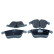 Brake pad set, disc brake QP0847 Quaro