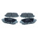 Brake pad set, disc brake QP0859 Quaro