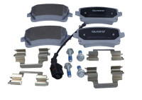 Brake pad set, disc brake QP0895 Quaro