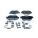 Brake pad set, disc brake QP0900 Quaro
