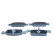 Brake pad set, disc brake QP0901 Quaro
