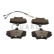 Brake pad set, disc brake QP0910C Quaro
