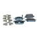 Brake pad set, disc brake QP0961 Quaro