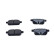 Brake pad set, disc brake QP0961C Quaro