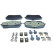 Brake pad set, disc brake QP0962 Quaro