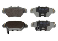 Brake pad set, disc brake QP0982 Quaro