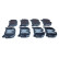 Brake pad set, disc brake QP0989 Quaro