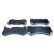 Brake pad set, disc brake QP0990 Quaro