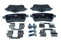 Brake pad set, disc brake QP1008 Quaro