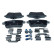 Brake pad set, disc brake QP1008 Quaro