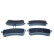 Brake pad set, disc brake QP1026 Quaro