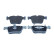 Brake pad set, disc brake QP1029 Quaro