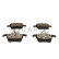 Brake pad set, disc brake QP1049C Quaro