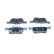 Brake pad set, disc brake QP1085 Quaro