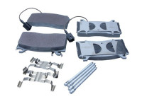 Brake pad set, disc brake QP1117 Quaro