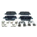 Brake pad set, disc brake QP1126 Quaro