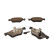 Brake pad set, disc brake QP1129C Quaro