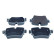 Brake pad set, disc brake QP1135 Quaro