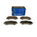 Brake pad set, disc brake QP1148 Quaro