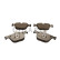 Brake pad set, disc brake QP1173C Quaro