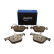 Brake pad set, disc brake QP1173C Quaro, Thumbnail 2