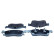 Brake pad set, disc brake QP1189 Quaro