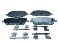 Brake pad set, disc brake QP1199 Quaro