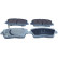 Brake pad set, disc brake QP1206 Quaro
