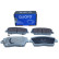 Brake pad set, disc brake QP1206 Quaro, Thumbnail 2