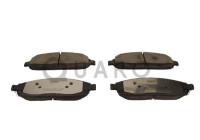 Brake pad set, disc brake QP1234C Quaro