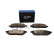 Brake pad set, disc brake QP1234C Quaro, Thumbnail 2