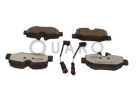 Brake pad set, disc brake QP1258C Quaro