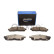 Brake pad set, disc brake QP1261C Quaro, Thumbnail 2
