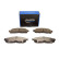 Brake pad set, disc brake QP1261C Quaro, Thumbnail 2