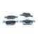 Brake pad set, disc brake QP1263 Quaro