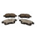 Brake pad set, disc brake QP1296C Quaro