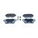 Brake pad set, disc brake QP1311 Quaro