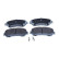 Brake pad set, disc brake QP1347 Quaro