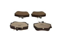 Brake pad set, disc brake QP1402C Quaro