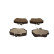 Brake pad set, disc brake QP1402C Quaro