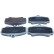 Brake pad set, disc brake QP1414 Quaro