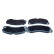 Brake pad set, disc brake QP1420 Quaro