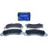 Brake pad set, disc brake QP1428 Quaro, Thumbnail 2